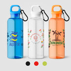 Branded Recycled PET Bike Bottle with Carabiner 500ml