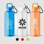 Branded Recycled PET Bike Bottle with Carabiner 500ml
