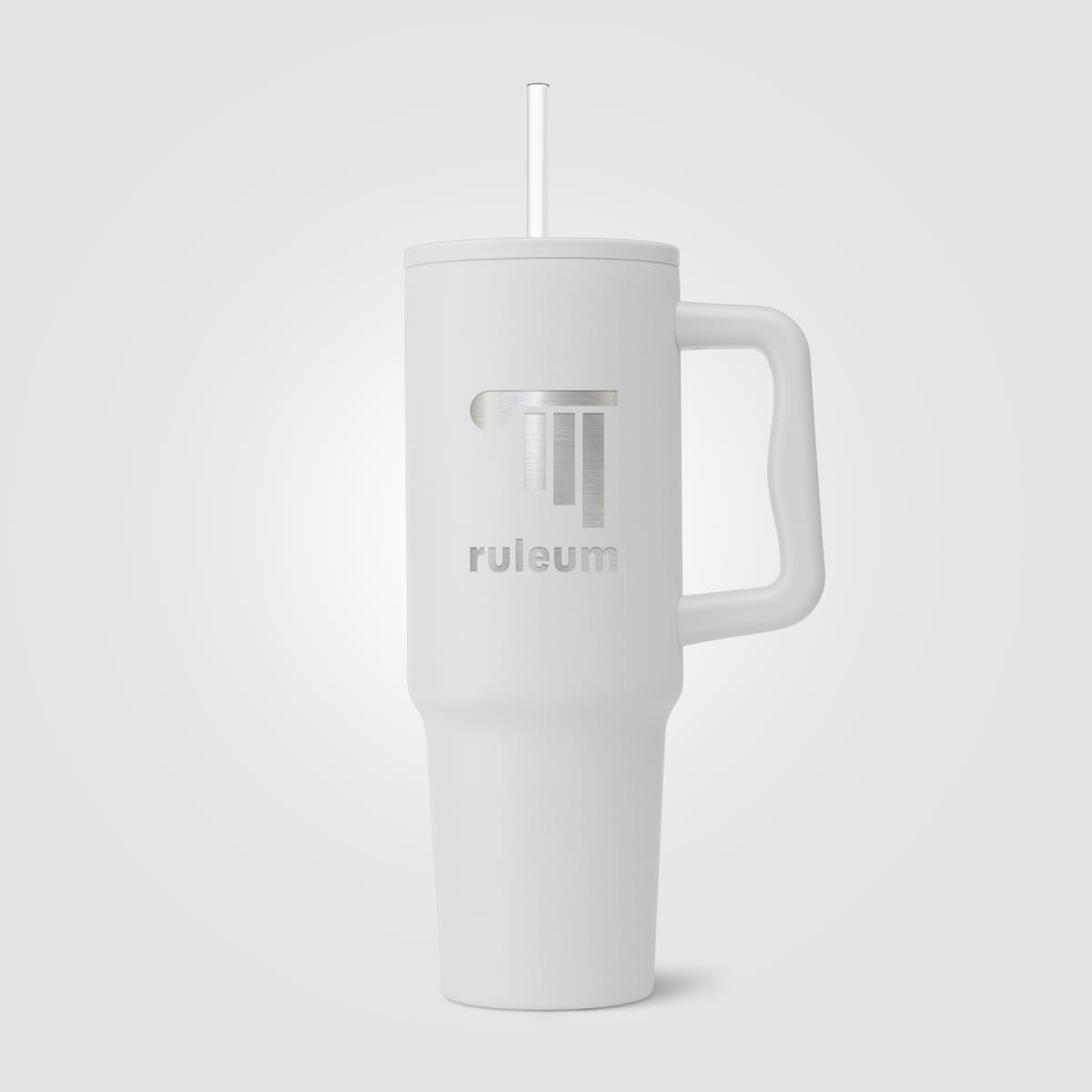 Branded Recycled Steel Insulated Tumbler with Straw 1180 ml