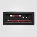 Branded Soft Touch Pen and Torch Gift Set with Window Box