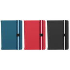 Branded Recycled PU Refillable A5 Journal with Pen Loop