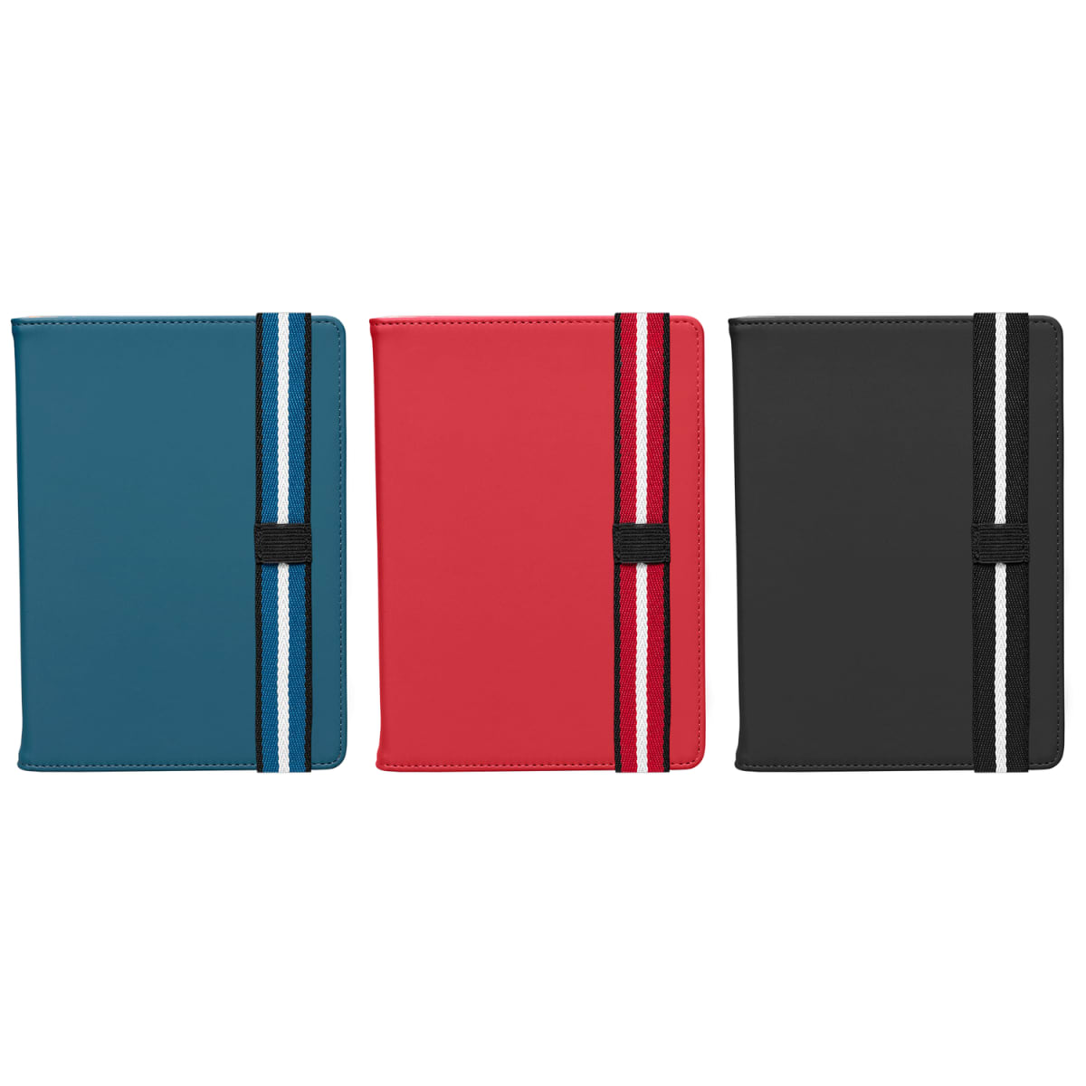 Branded Recycled PU Refillable A5 Journal with Pen Loop