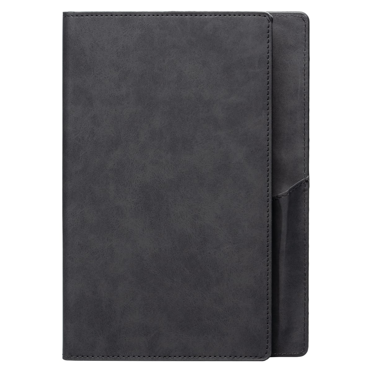 Branded PU Suede-Feel Refillable Journal - A5