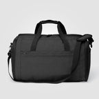 Recycled 3-in-1 Garment Duffel Bag in Black, unbranded