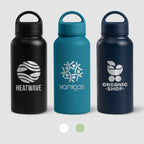 Branded 915ml Insulated Stainless Steel Bottle with Handle