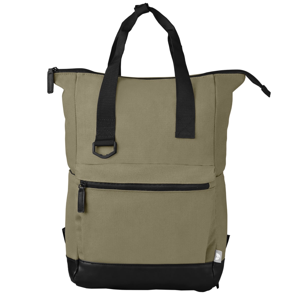 Branded Recycled Cotton Canvas Laptop Backpack - UKX