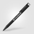 Branded Recycled Aluminium Pen with Mirror Finish Plunger