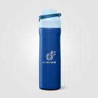 Branded Insulated Stainless Steel Flip-Straw Bottle 690ml