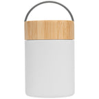 Branded 500 ml Recycled Steel Food Container with Bamboo Lid