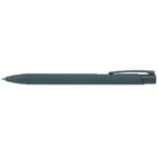Branded Monochrome Rose Gold Metal Pen in Steel Blue