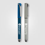 Branded Gunmetal Trim Plastic Stylus Pen