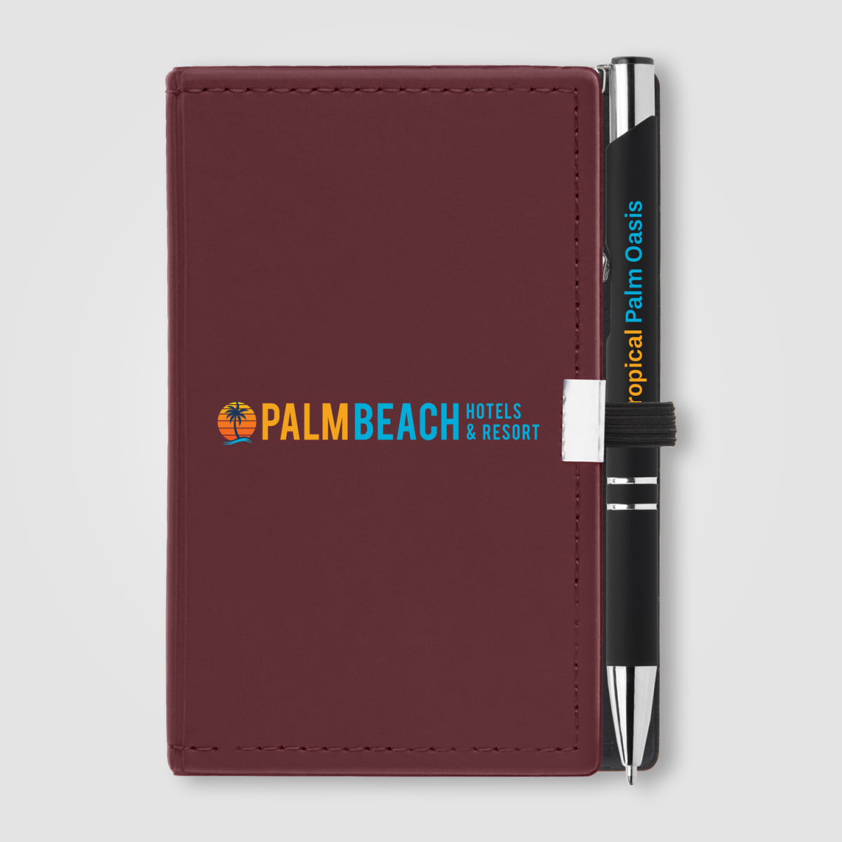 Branded Note Caddy and Pen Gift Set