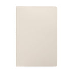 Branded Recycled PU Contrast Stitch A5 Journal in Dune