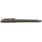 Branded Monochrome Gel Pen with Rubber Finish and Stylus in Gunmetal/Gunmetal