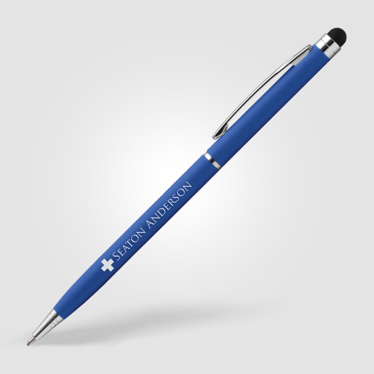Branded Ultra-Slim Soft-Touch Stylus Pen