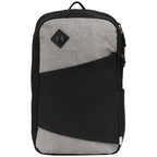 Branded rPET Commuter Laptop Backpack with USB Port in Gray