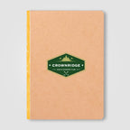 Branded Kraft Cover A5 Journal with Colour Edges