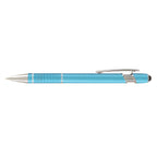 Branded Matte Metal Stylus Pen with Textured Grip