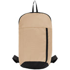 Branded Recycled rPET Sports Backpack in Beige