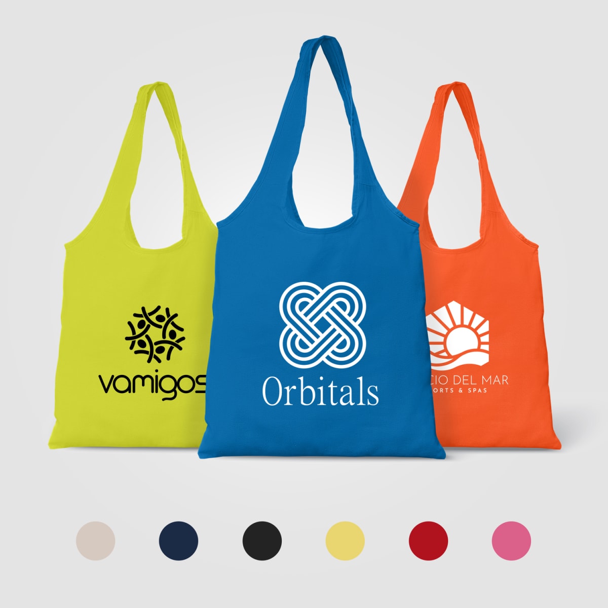 Branded Recycled Cotton Everyday Shopping Tote Bag