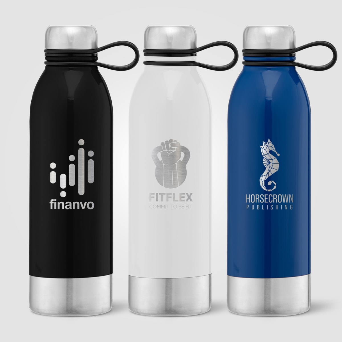 Branded 740ml Stainless Steel Sports Bottle