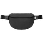 Branded Recycled Anti-Theft Waist Bag with Hook Zip in Dark Gray