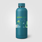 Branded Recycled Stainless Steel Insulated Bottle 530ml