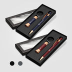 Branded Rose Gold Pen and Torch Gift Set with Window Box