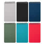 Branded Stone Paper Spiral Notepad with Ruler