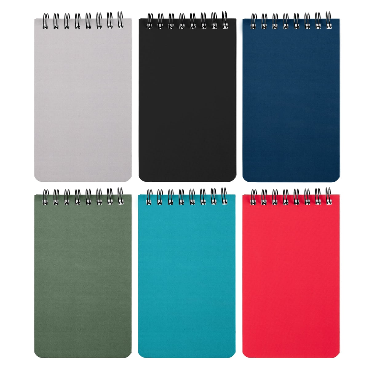 Branded Stone Paper Spiral Notepad with Ruler