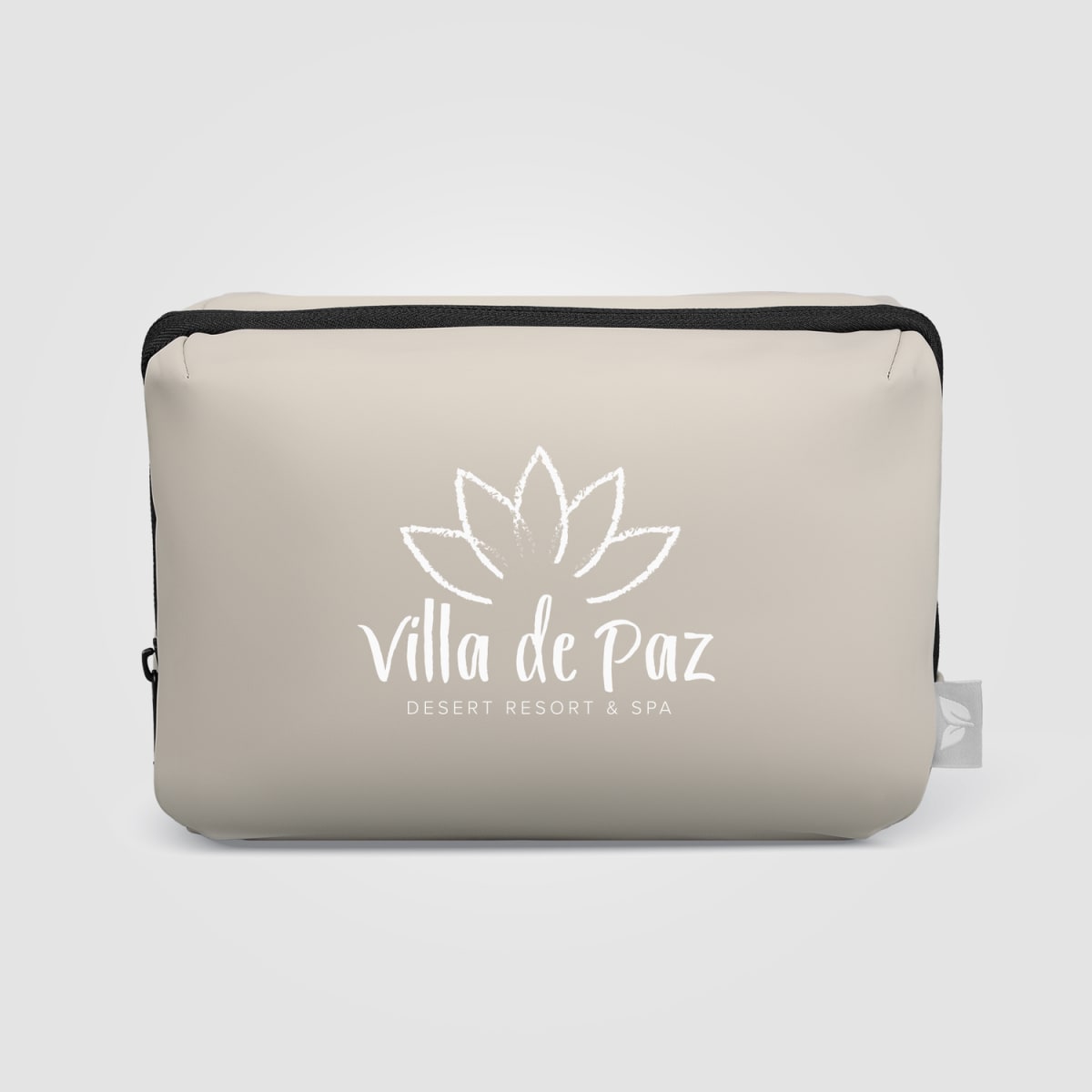 Branded Recycled PU Zippered Utility Pouch - 2L