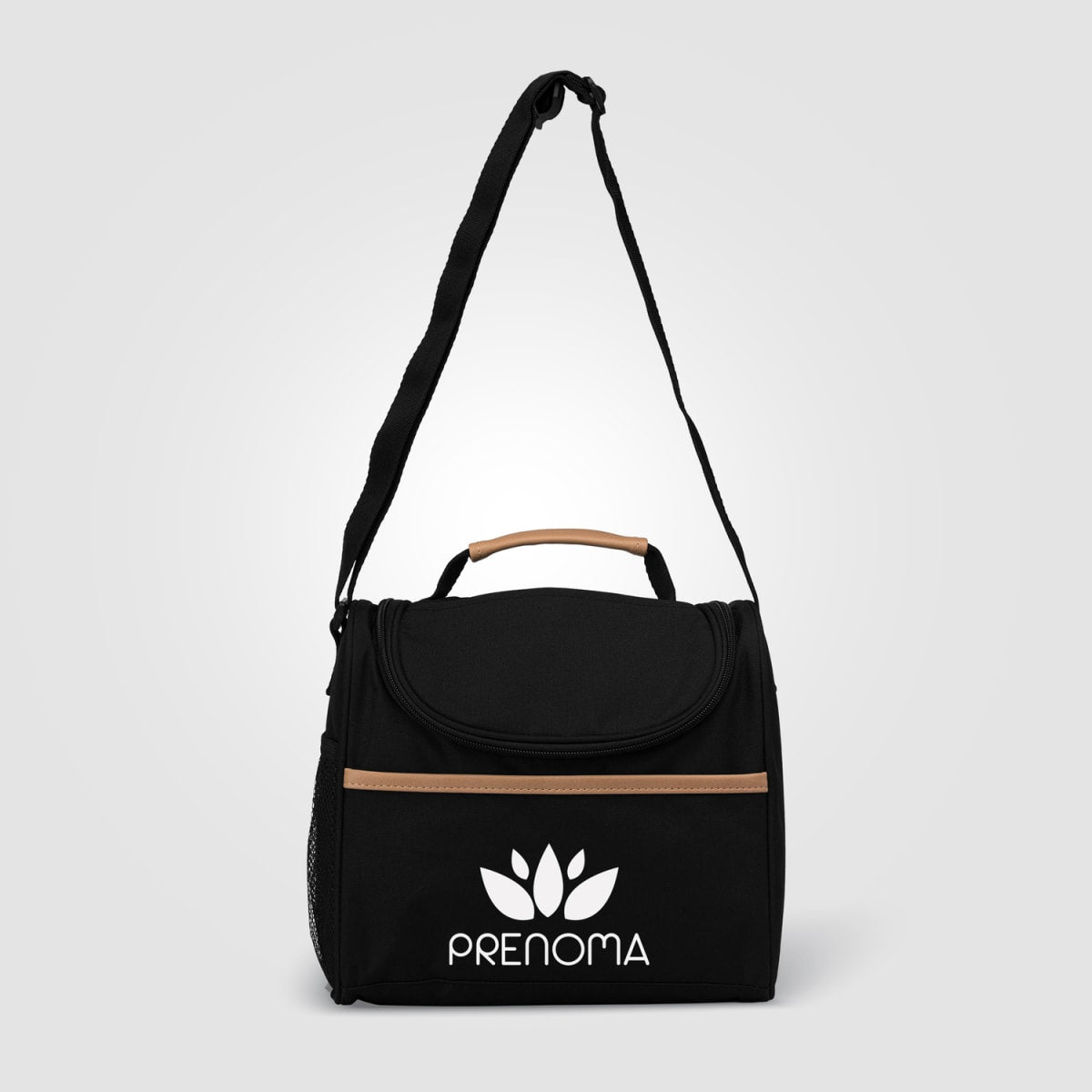 Branded Recycled rPET Cooler Bag with Front Pockets