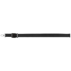 Branded Recycled Buckle Lanyard with Breakaway Clips in Black