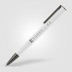 Branded Metal Ballpoint Pen with Gunmetal Trim