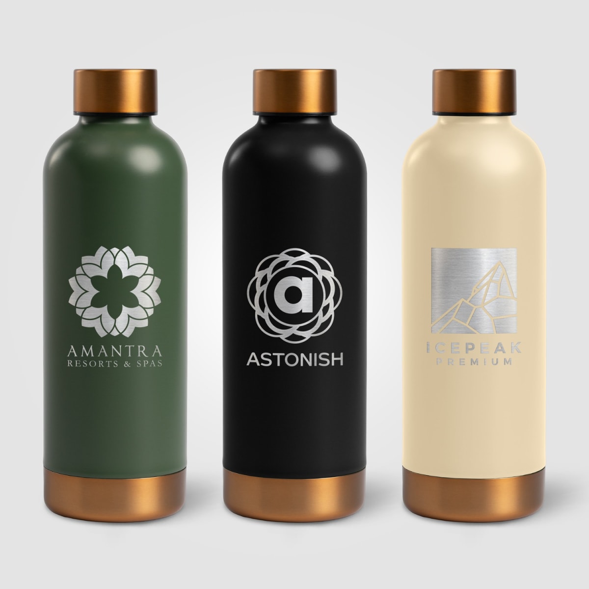Branded 530ml Double Wall Stainless Steel Bottle