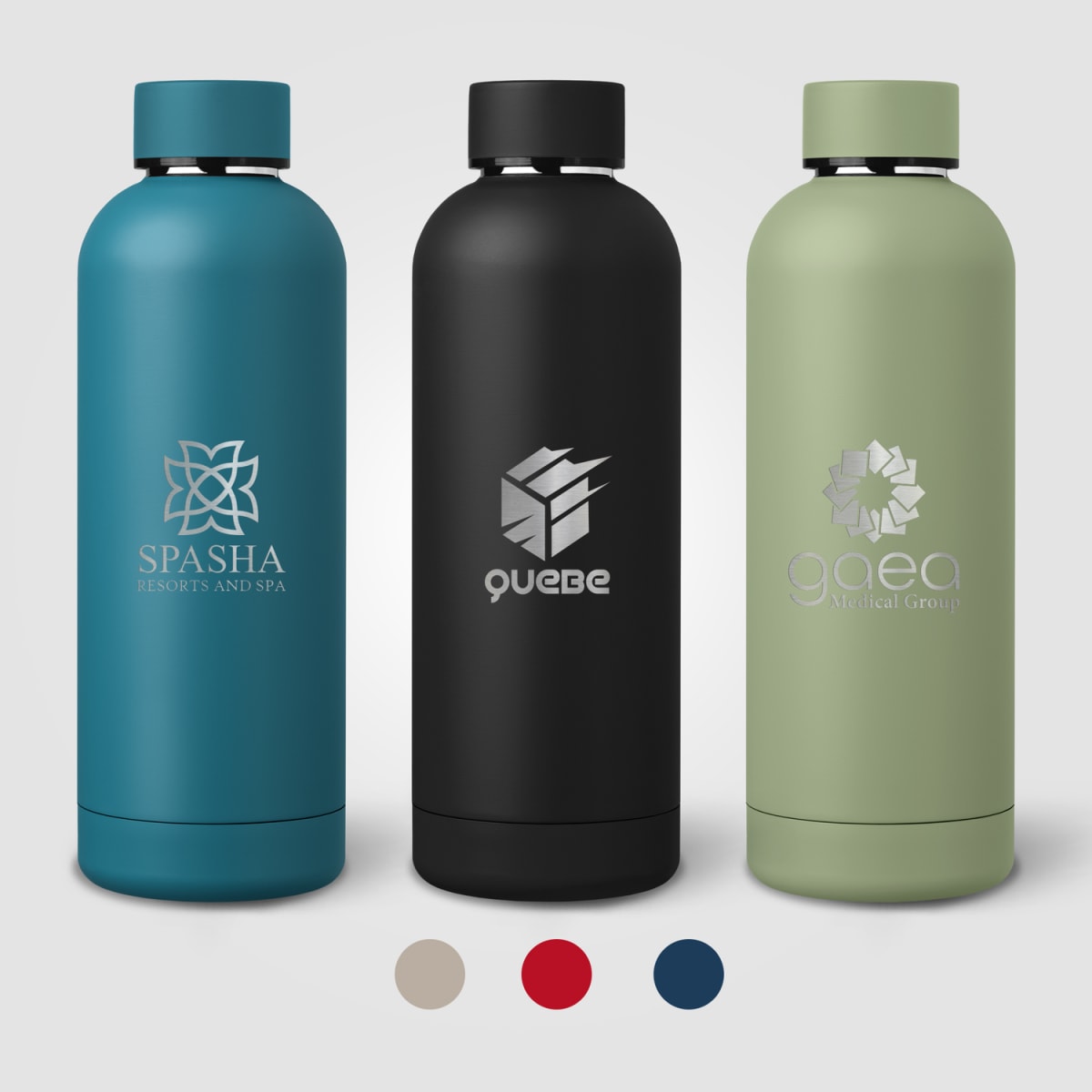 Branded Recycled Stainless Steel Insulated Bottle 530ml