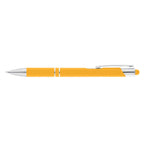 Branded Soft-Touch Metal Pen with Top Stylus