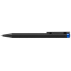 Branded Recycled Aluminium Pen with Mirror Finish Plunger in Royal Blue