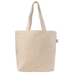 Branded Recycled Cotton Blend Shopper Tote Bag