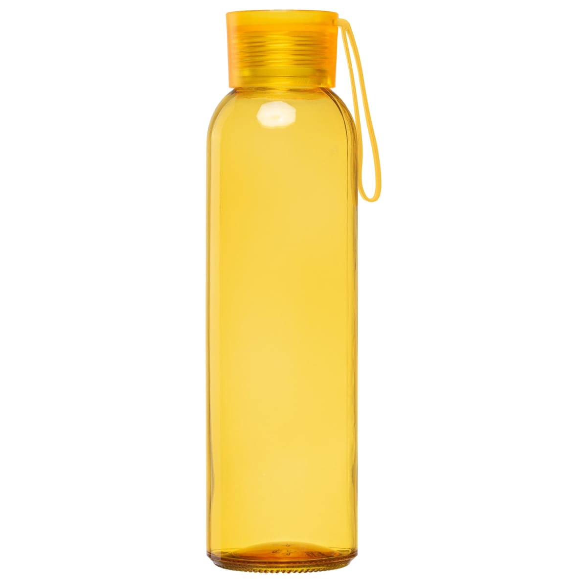 Branded Painted Glass Bottle with Silicone Strap