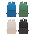 Branded Recycled Polyester Quilted Backpack