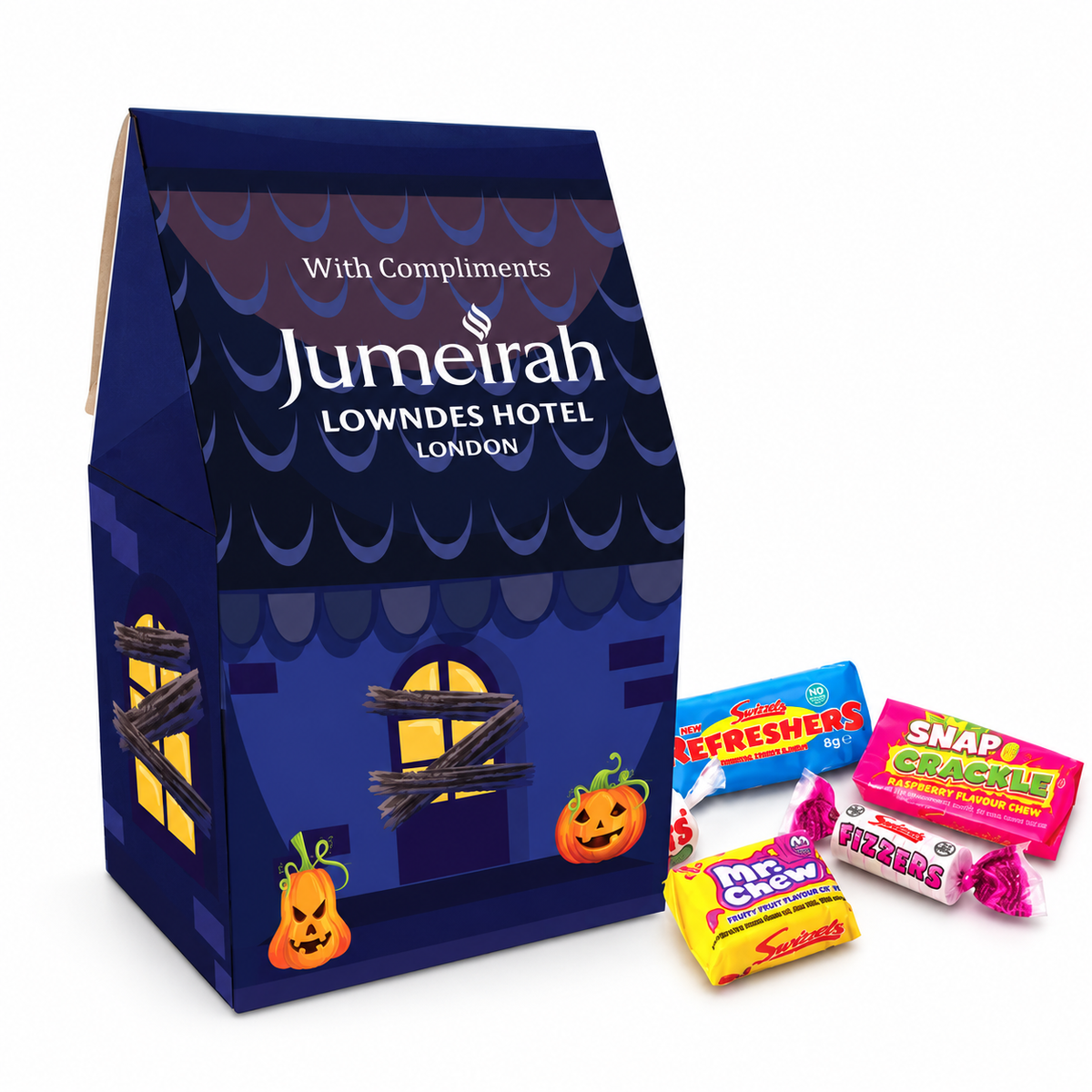 Branded Spooky Halloween House Treat Box