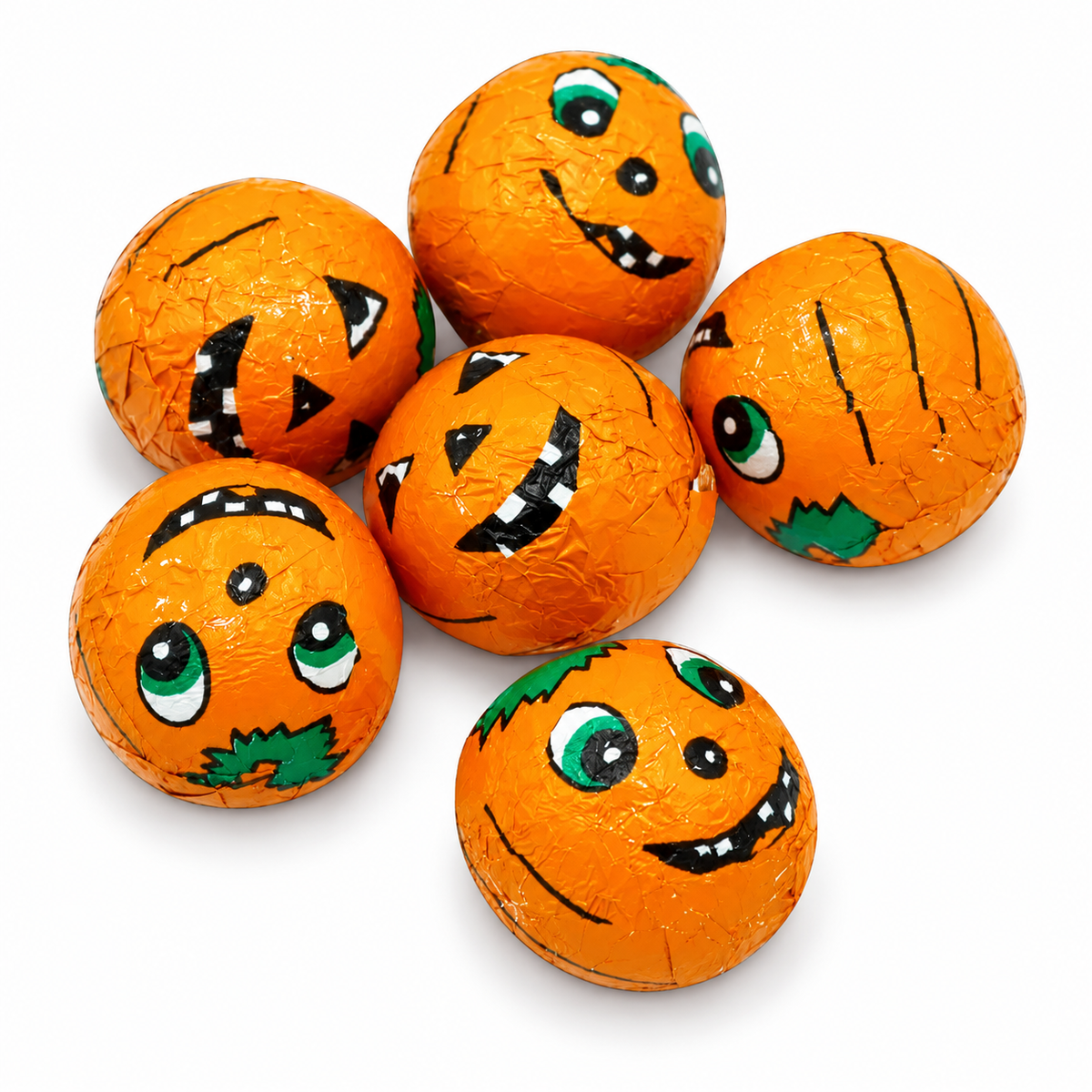Branded Foiled Chocolate Pumpkins