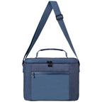 Branded rPET Zippered Insulated Cooler Bag - 10L in Navy Blue