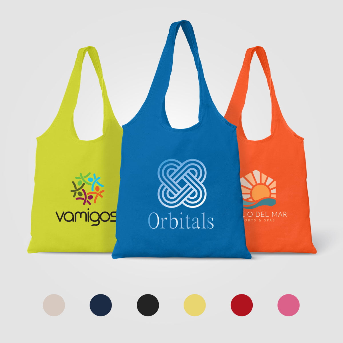 Branded Recycled Cotton Everyday Shopping Tote Bag