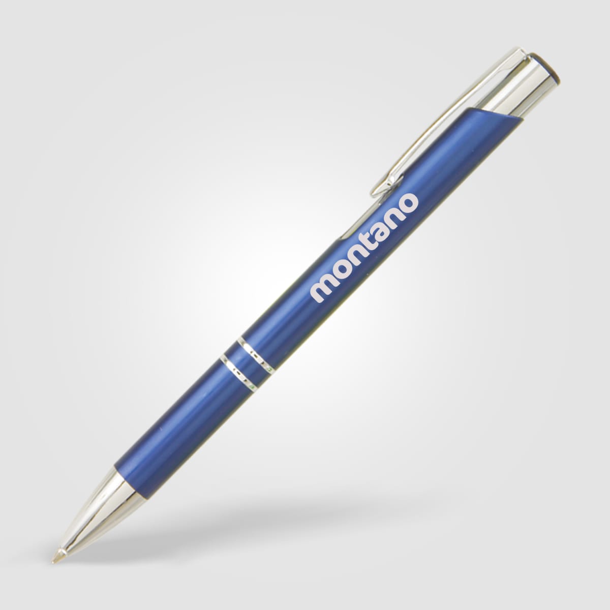 Branded Matte Aluminium Pen with Jumbo Refill