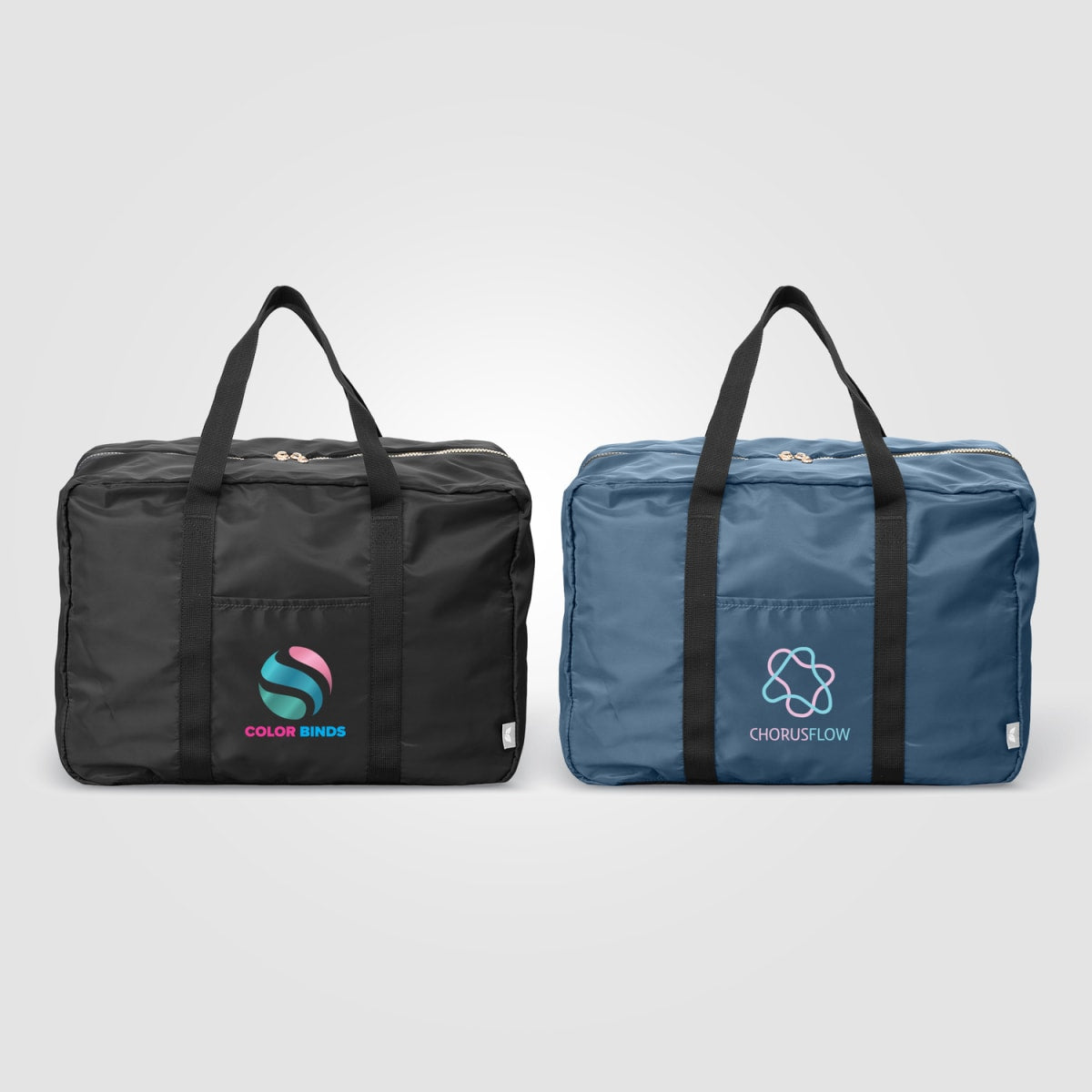 Branded Recycled Dual Compartment Travel Duffel - 33L
