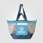 Branded Foldable Recycled Mesh Tote Bag 45 L