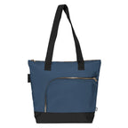Branded rPET Zip Tote Bag with Bottle Pocket 18L