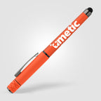 Branded Recycled Plastic Fidget Spinner Gel Pen with Stylus